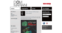 Desktop Screenshot of dommariani.com