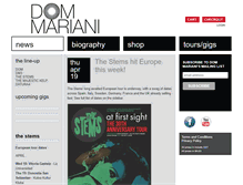 Tablet Screenshot of dommariani.com